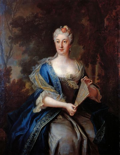 Portrait of Katarzyna Barbara Radziwiłł by Louis de Silvestre